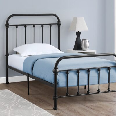 Single Twin Archives Quality Furniture, Black Metal Bed Twin