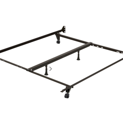 Double/Queen Bed Frame 74" Long w/ Rollers
