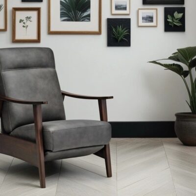 Vern Pushback Chair c-Granview Charcoal