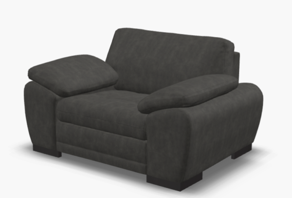 Miami Sofa & Chair and a Half in Hush Grey - Image 3