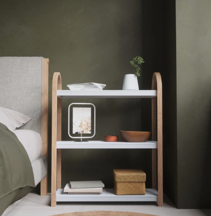 Bellwood Freestand Shelf 3 Tier Wht/Nat - Image 5