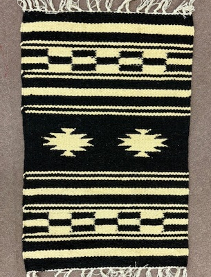 Kilim Rug Black 2x3