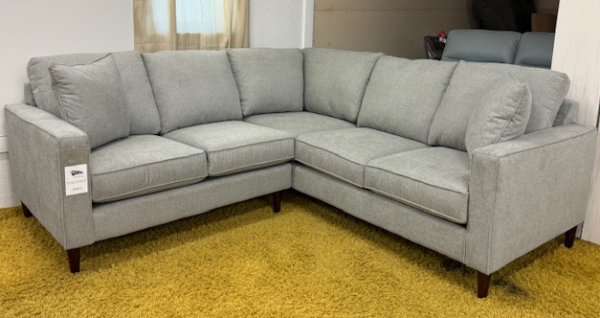 2 Piece Sectional RAF Sofa Return & LAF Loveseat c- 24-2632 Pebble