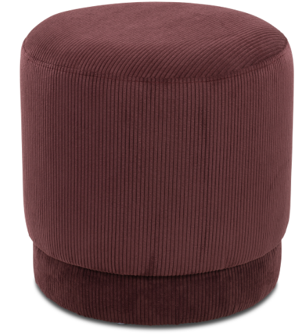 Lume 16" Ottoman Mulberry
