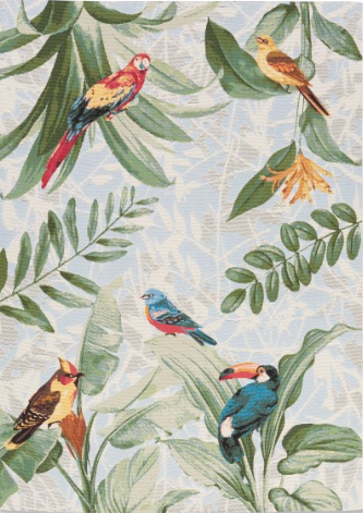 8' x 10' Jacquard Woven Outdoor Rug