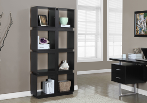 Cappuccino Hollow Core 71"  Bookcase