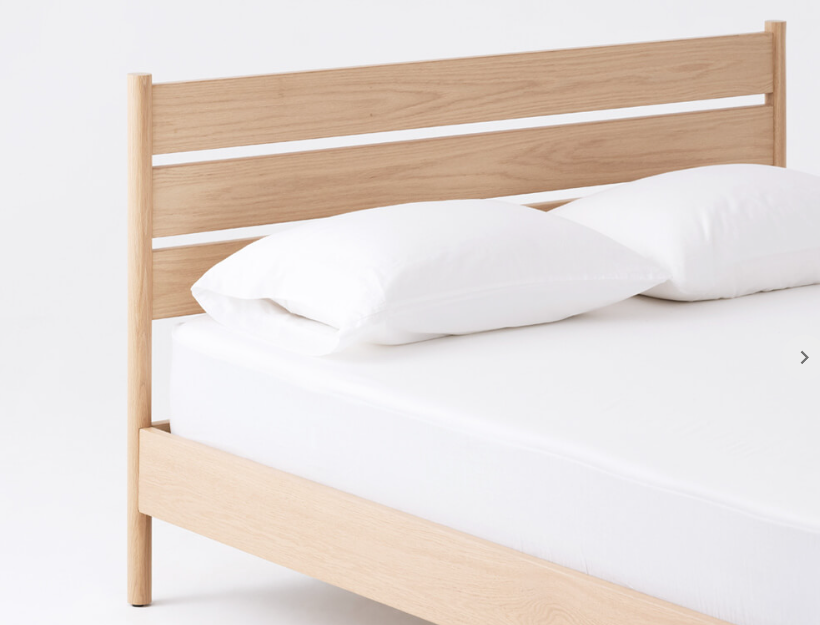 EQ3 Monarch King Bed with Deluxe Slats c- Oak - Image 5