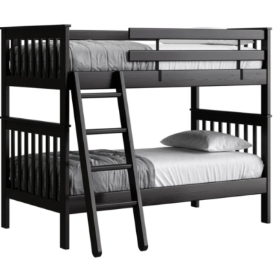 Mission Bunk Bed Single/Single c- Espresso