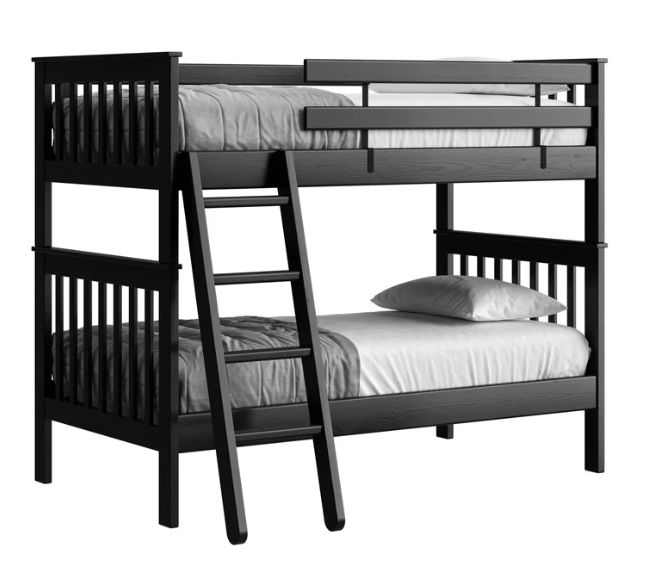 Mission Bunk Bed Single/Single c- Espresso