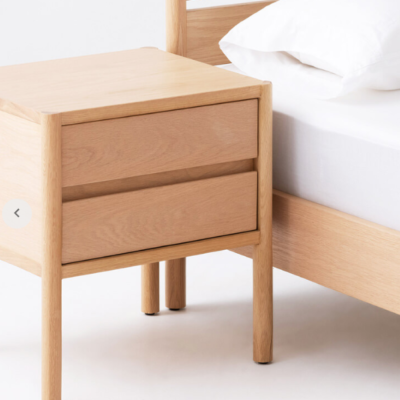 Monarch 2 Drawer Nightstand c- Oak