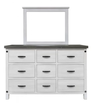 Bianca Dresser & Mirror Set c- 2 Tone