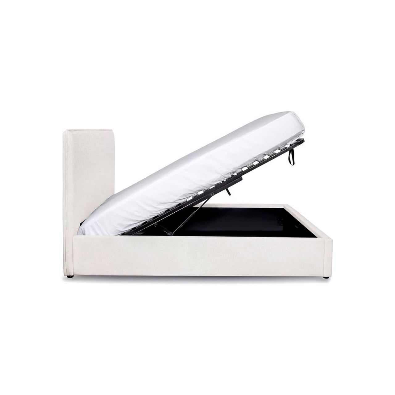 Julia Queen Storage Bed c- Cream