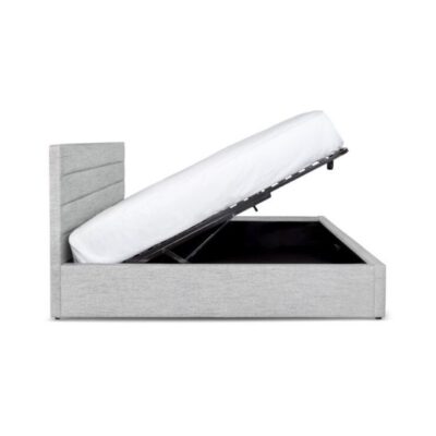 Justin Double Storage Bed c- Stone