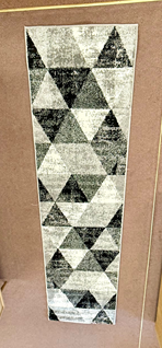 Century Black/White/Grey 2' x 7'7"