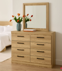 Dresser & Mirror Set