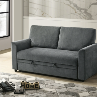 Sofa Futon w/ pop-up sleeper in Dark Grey