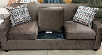 Decor-Rest Queen Hide-a-Bed c- Misty Espresso - Toss Toasty Cocoa **Factory Promo**