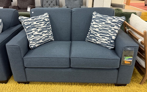 Decor-Rest 2 Piece Sofa & Love Set c- Bionic Navy - Toss Maze Navy ***Factory Promo - Regular Price $2998.00*** - Image 2