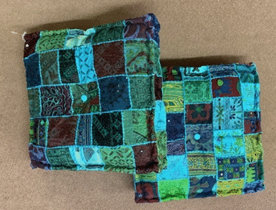 Large Square assorted Embroidered Meditation Pillows