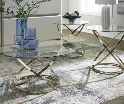 Crimonti Occasional Coffee Table & 2 Ends