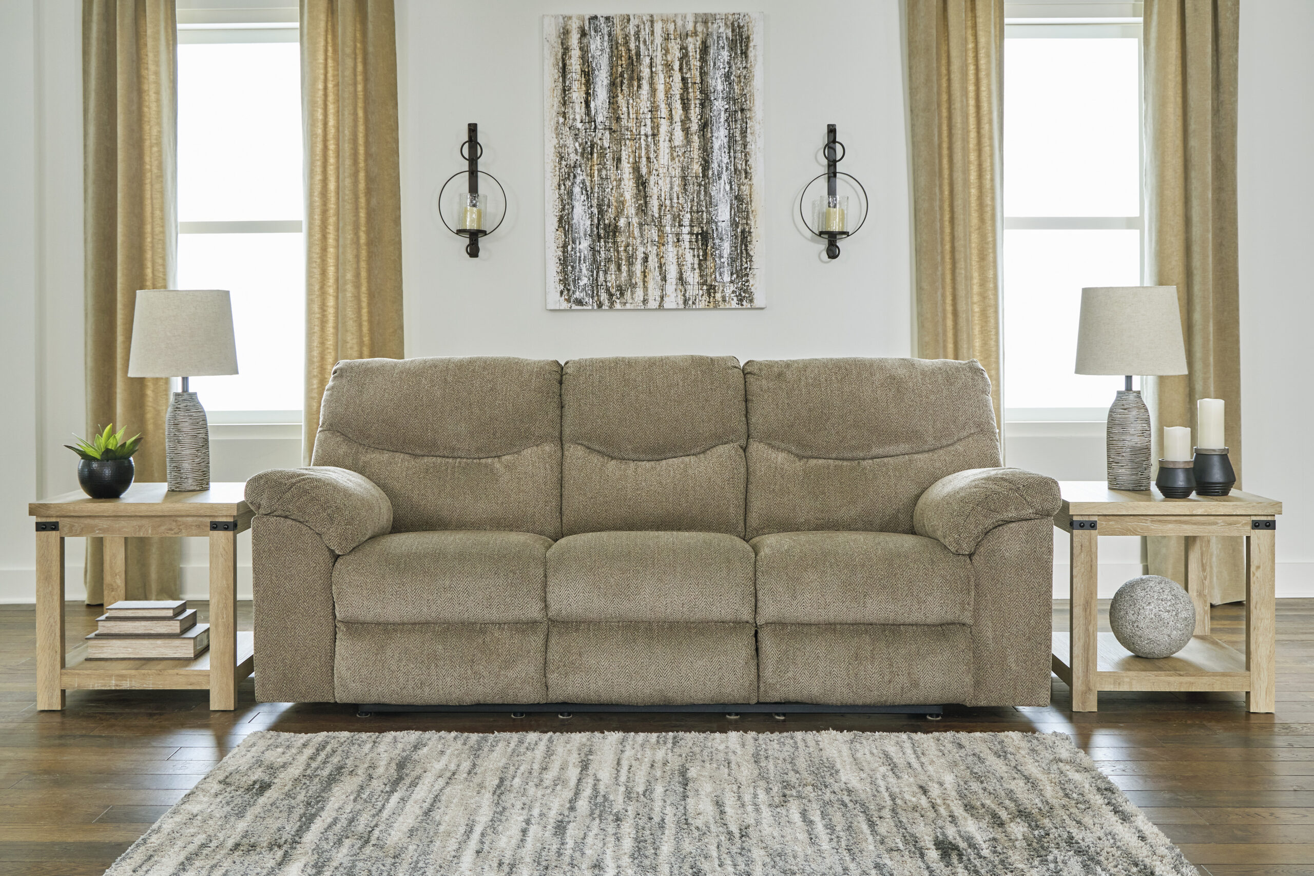 Alphons Reclining Sofa & Love in Briar - Image 2