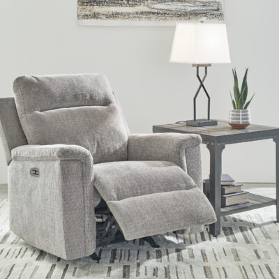 Barnsana Power Rocker Recliner in Ash