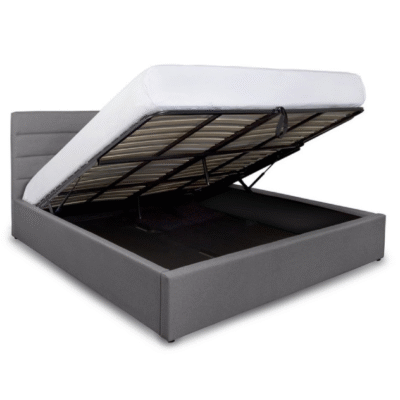 Justin King Storage Bed c-Greige