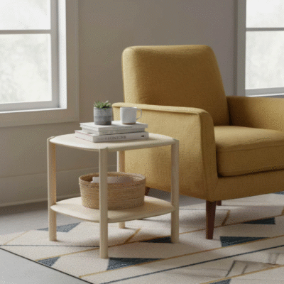 Runway Side Table Light Oak