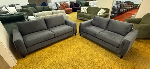 Palliser Atticus Apartment Sofa & Loveseat in Torrey Cracked Pepper