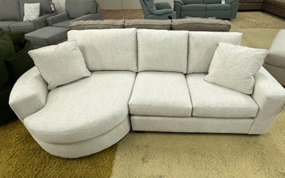 Stylus Cannon 2pc Sectional in Bristow Parchment