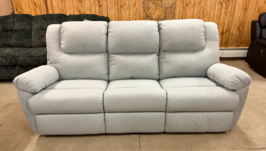 Palliser Tundra Reclining Sofa & love in Rowen Stonewash - Image 3