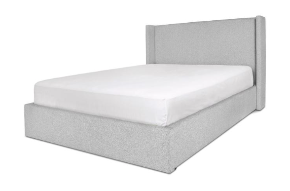 Lourdes King Storage Drawer Bed - Dune
