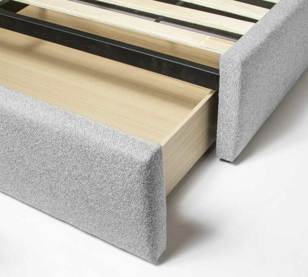 Lourdes King Storage Drawer Bed - Dune - Image 2