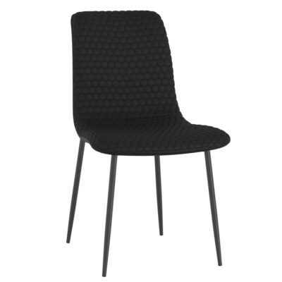 Brixx Dining/Lounge Chair Black/Black