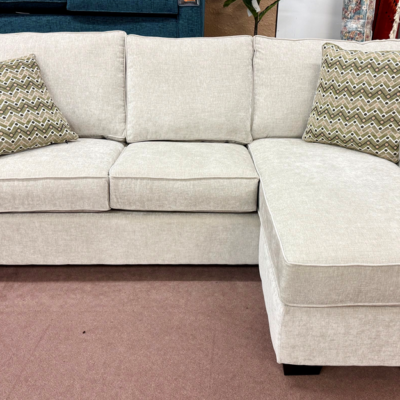 2 Piece Sofa with Floating Ottoman c- 54-2136 Charlotte with A6-1614 Toss