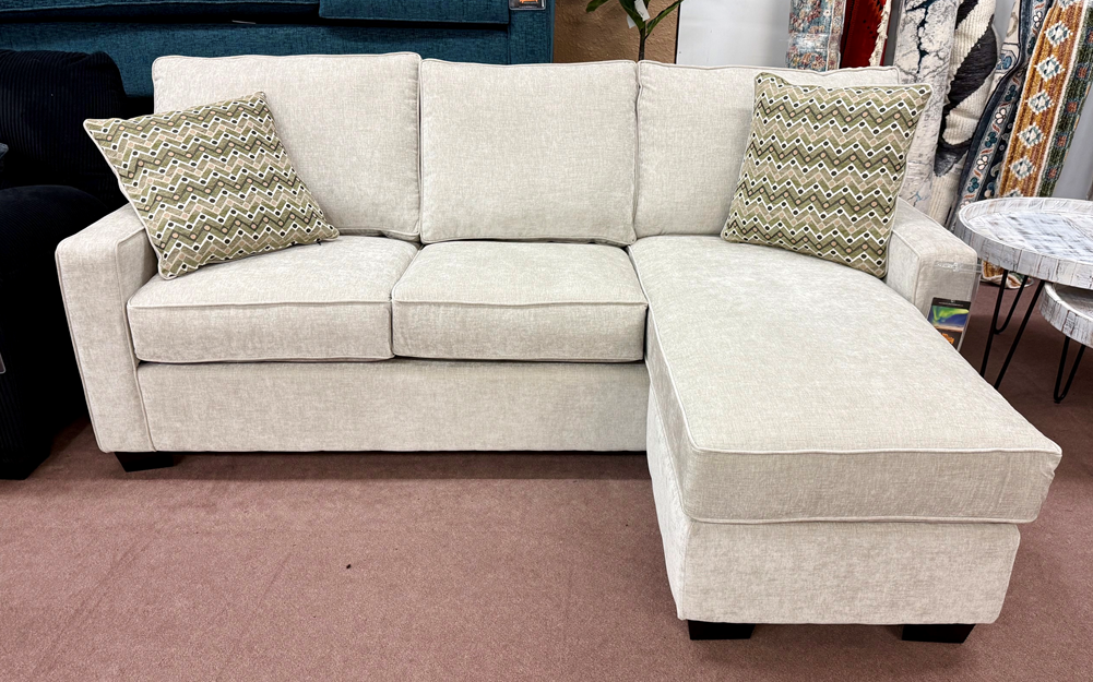 2 Piece Sofa with Floating Ottoman c- 54-2136 Charlotte with A6-1614 Toss