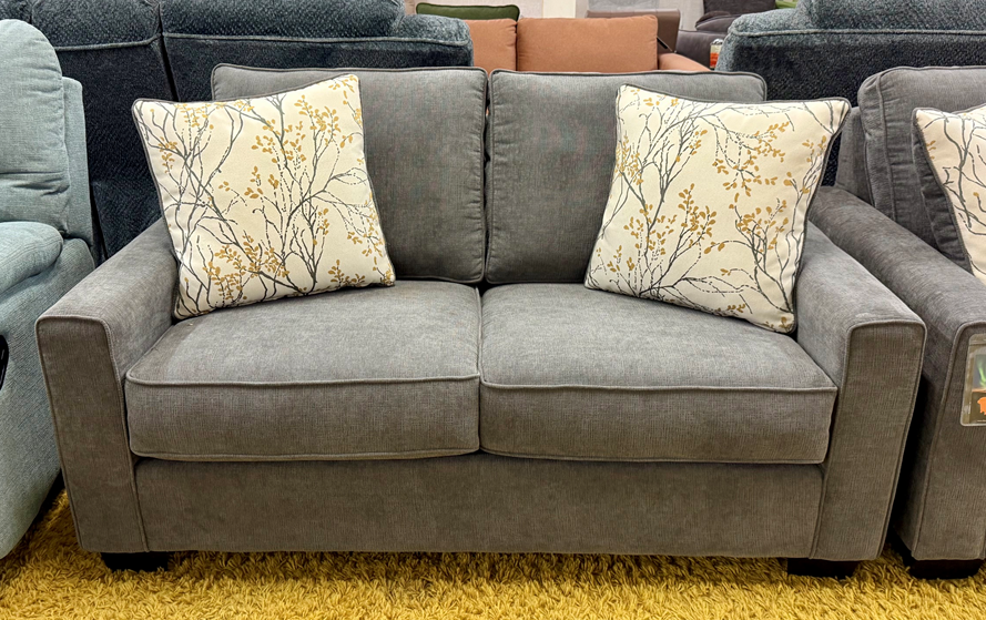 2 Piece Sofa & Loveseat Set c-54-2331 Heavenly Charcoal - Toss A7-1715 Myia Marigold - Image 4