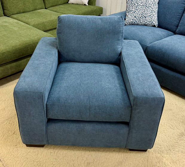 2 Piece Sofa & Chair Set c- 54-2731 Heavenly Naval - Image 4