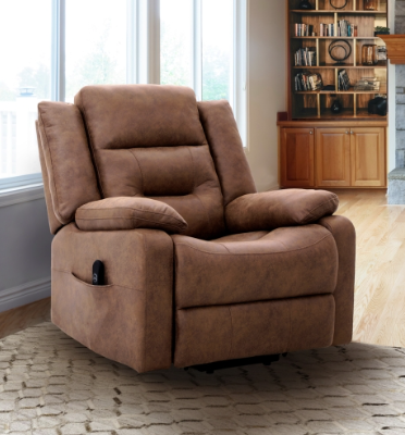 Medical Lift Chair c-Brown Microfibre