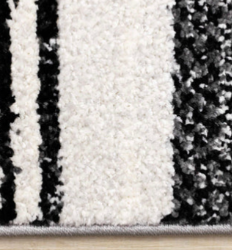 Swift 5'3" x 7'7" geometric in grey, white & taupes - Image 3